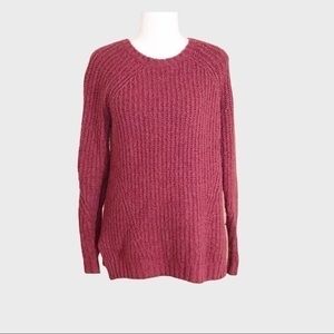 American Eagle Outfitters burgundy pullover sweater Top Size Small